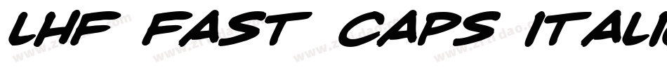 LHF Fast Caps Italic字体转换
